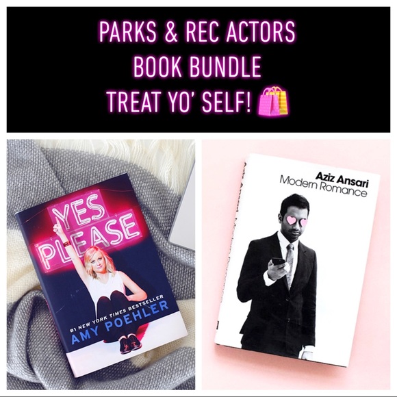 Other - Parks & Rec Actors Book Bundle • Treat Yo Self 🛍